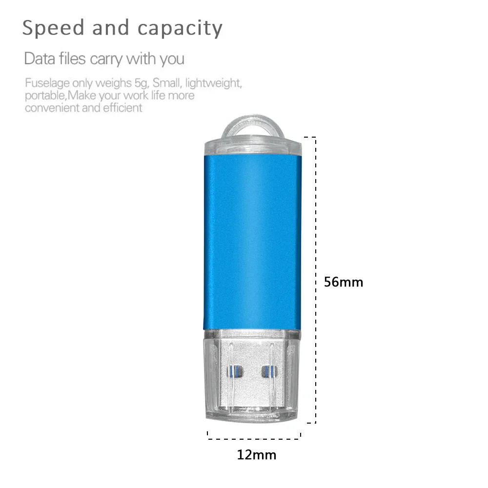 Mini Metal Usb3.0 Flash Drive 64Gb Zwart Rood Memory Stick Creatieve Gift Pen Drive 32Gb Groen Blauw Usb Stick 16Gb Kleurrijke U Schijf