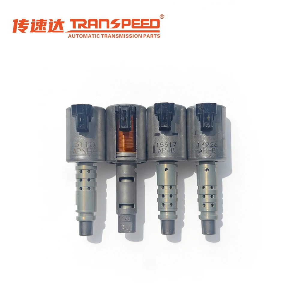Kit de Solenoides para Corpo de Válvulas da Transmissão CVT TRANSPEED GEN 2 JF015E 4 Peças JF015 RE0F11A para Nissan Sentra Versa Note March Almera