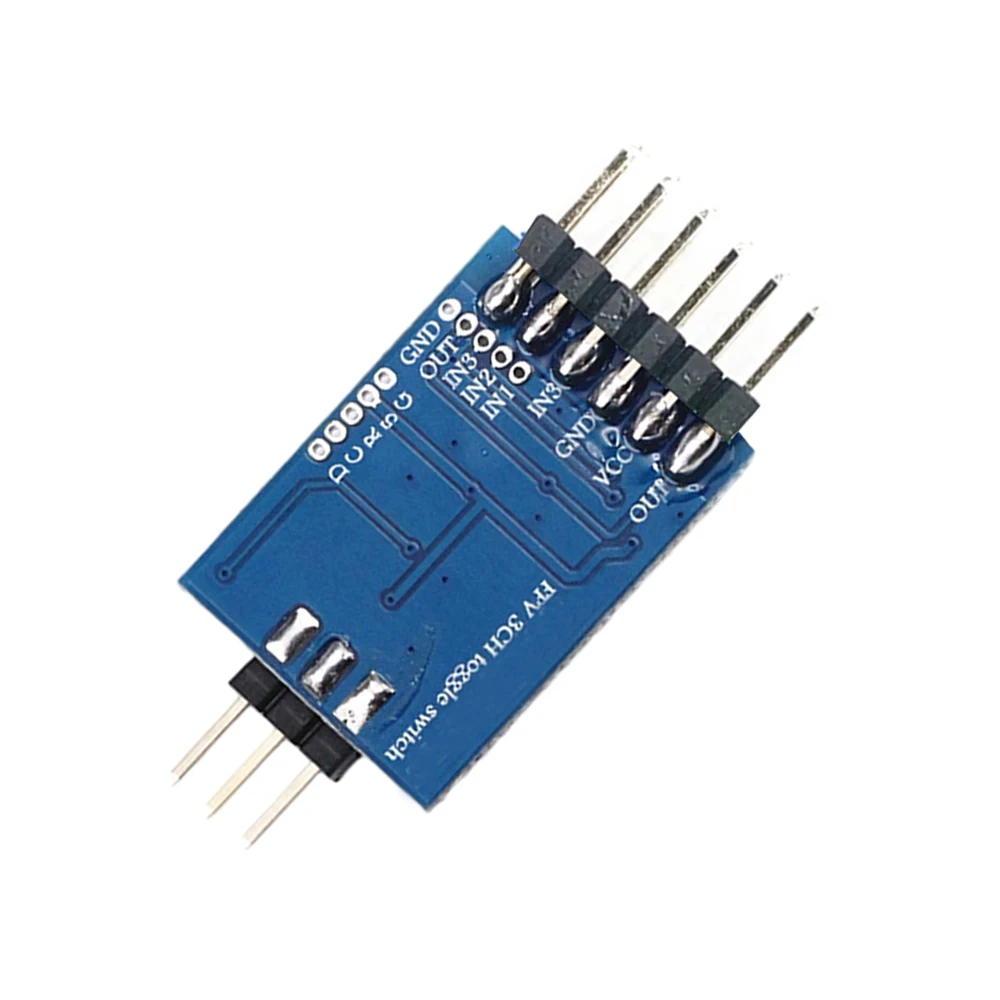 DC 5-12V 5.8G modulo Switcher Video a 3 canali interruttore a levetta Video a 3 vie per controllo del segnale PWM della fotocamera FPV RC