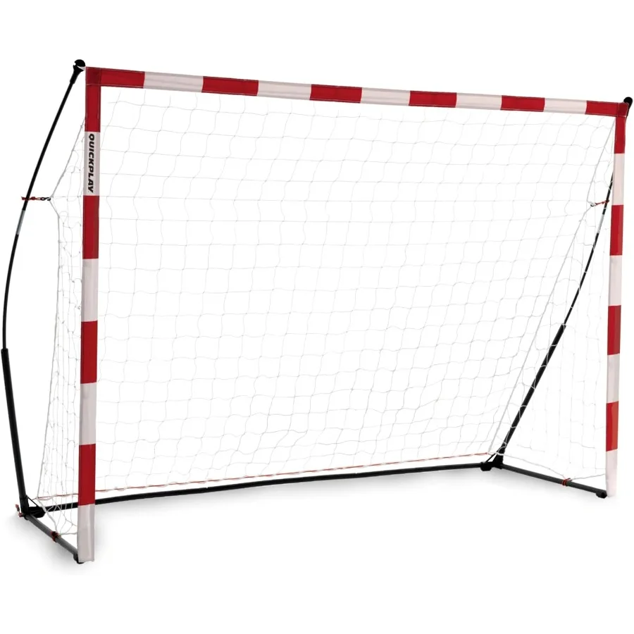 

QUICKPLAY Portable Official Handball Goal 3x2m with Weighted Base and Rubber Feet Based on KICKSTER Technology Quick Setup for
