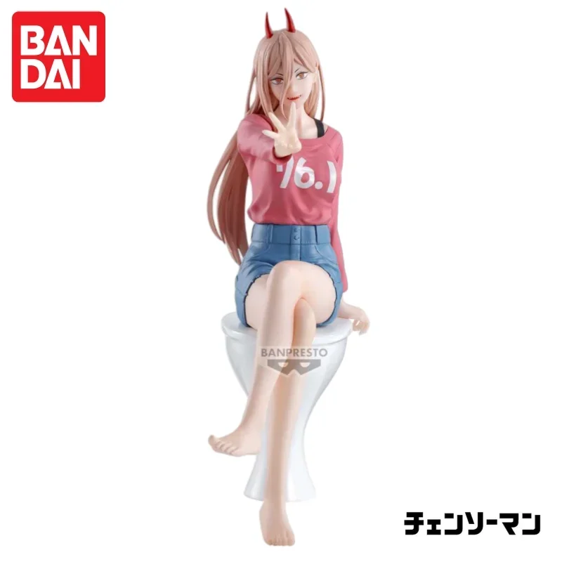 

Spot SaleIn Stock Bandai Original Banpresto Chainsaw Man Power Action Figure Anime Action Figures Toys Mol Doll Brand New Boxed