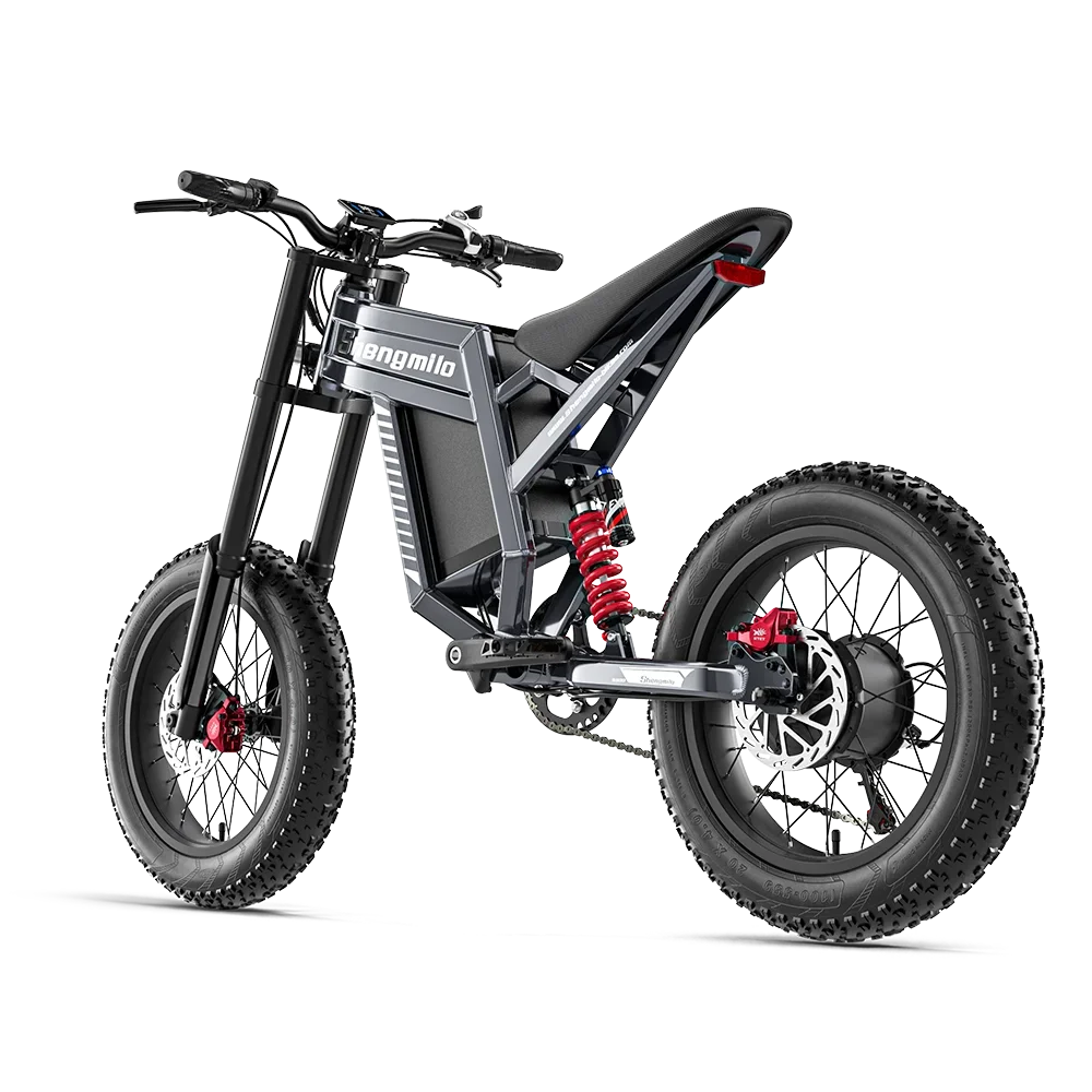 Shengmilo S900 Electric Bike For Adult 1500W60V30Ah Battery Mountain Off-Road Motorcycle 20*4.0 Inch Fat Tire E-bike Bicycle
