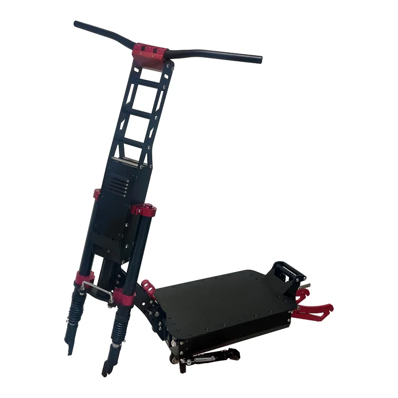 

13/14 Inch Foldable E-Scooter Body Kits Parts Open Size 150Mm Stand up Electric Scooter Frame With Standard Battery Compartment