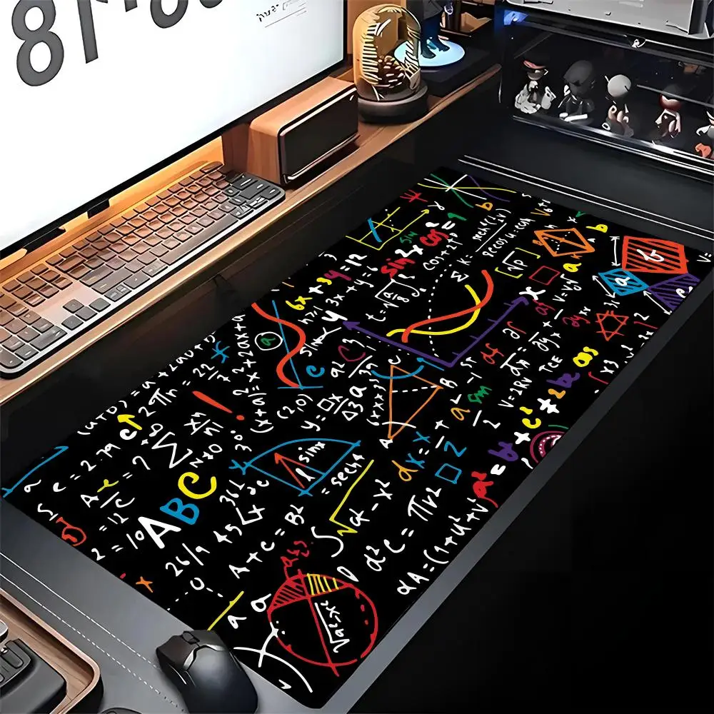 

Equation Desk Decor Mouse Pad Gaming Locking Edge Big Computer Gamer Large Rubber Art Mousepad Laptop Desk Mat