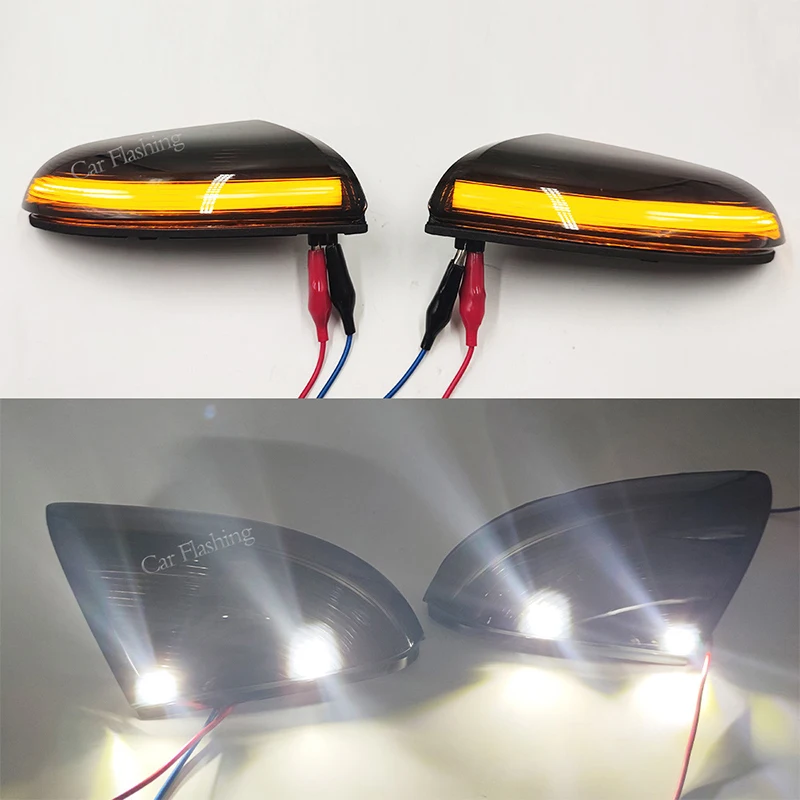 For Dodge Ram 1500 2500 2009 2010 2011 2012 2013 2014  Rearview mirror turn signal a pair Car turn signal lights