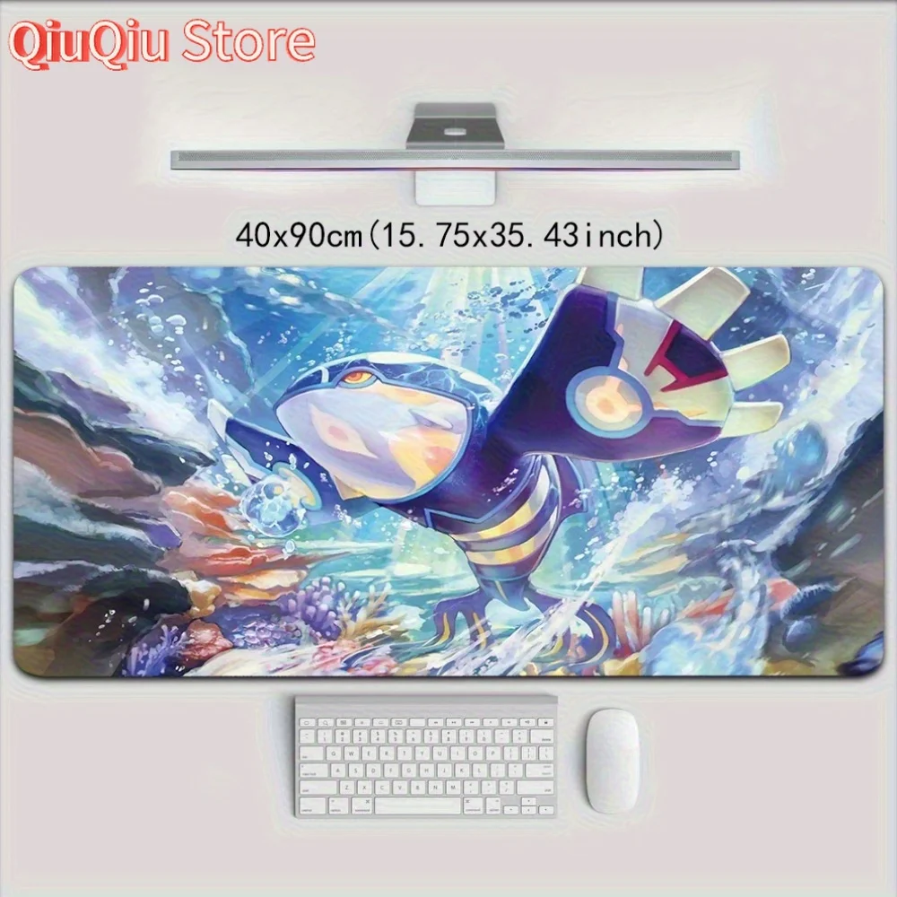 

P-Pokemon Large Gaming Mouse Pad, Anime Space-Time Mouse Pad, Rubber Non-Slip Mouse Pad, Sizes 40x90cm/40x80cm/30x80cm/30x70cm/3