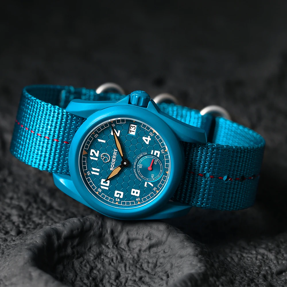 Field Watch Titanium 100M Sapphire - Boderry Field Watch VOYAGER Automatic S72