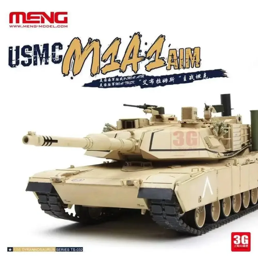 Meng 1/35 Scale TS-032 AIM/U.S.Army M1A1 Abrams TUSK Main Battle Tank