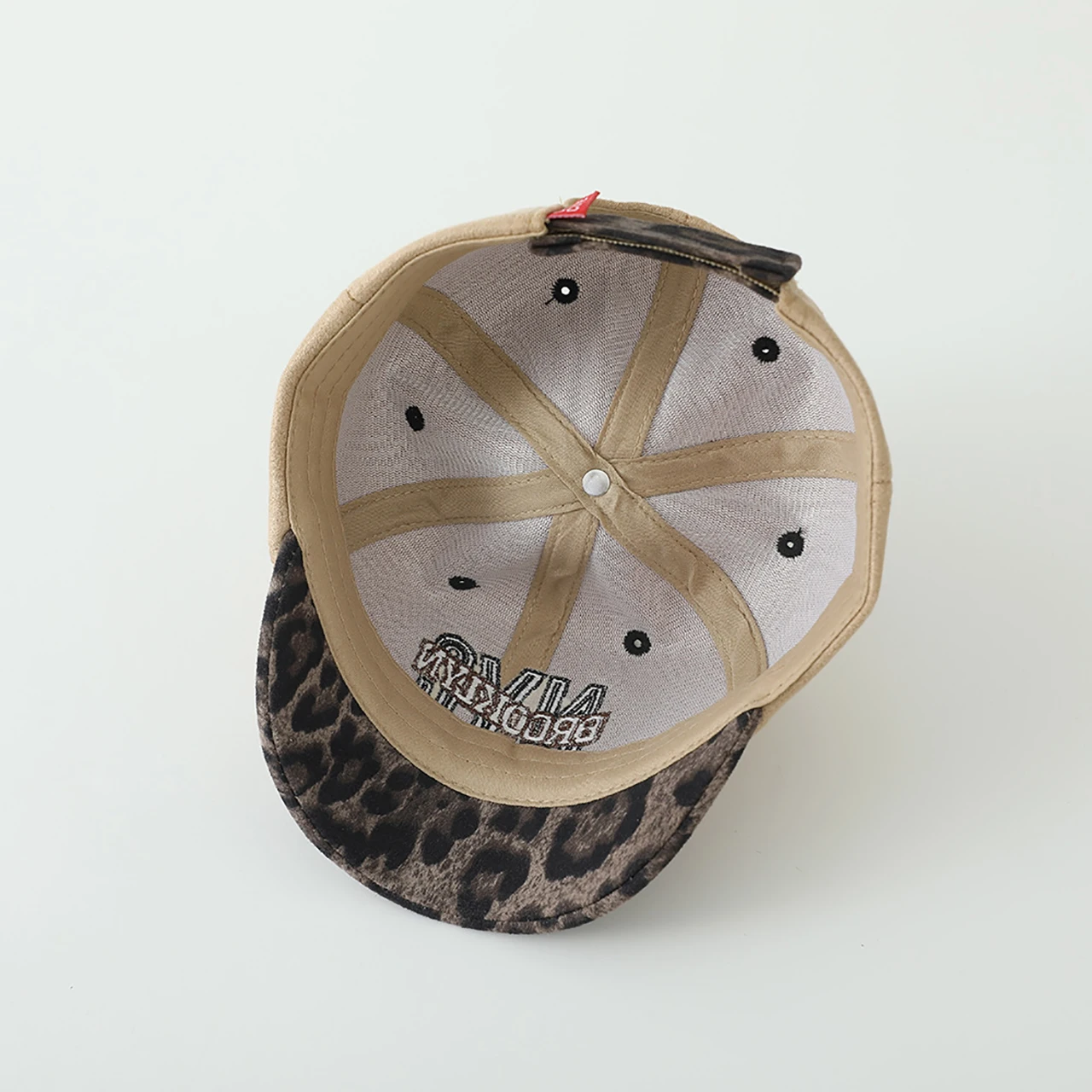 Boy Girl Short Brim Baseball Cap 1-4Year Toddler Sun Visors Leopard Print Duck Tongue Hat Letter Embroidery Children Peaked Hats view 5