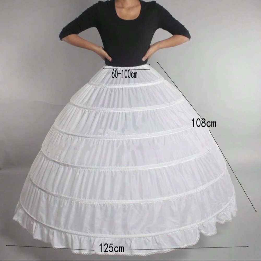 Ballkleid Braut Slip Hoop Rock Hochzeit Petticoat Unterrock Krinoline – Detail 8