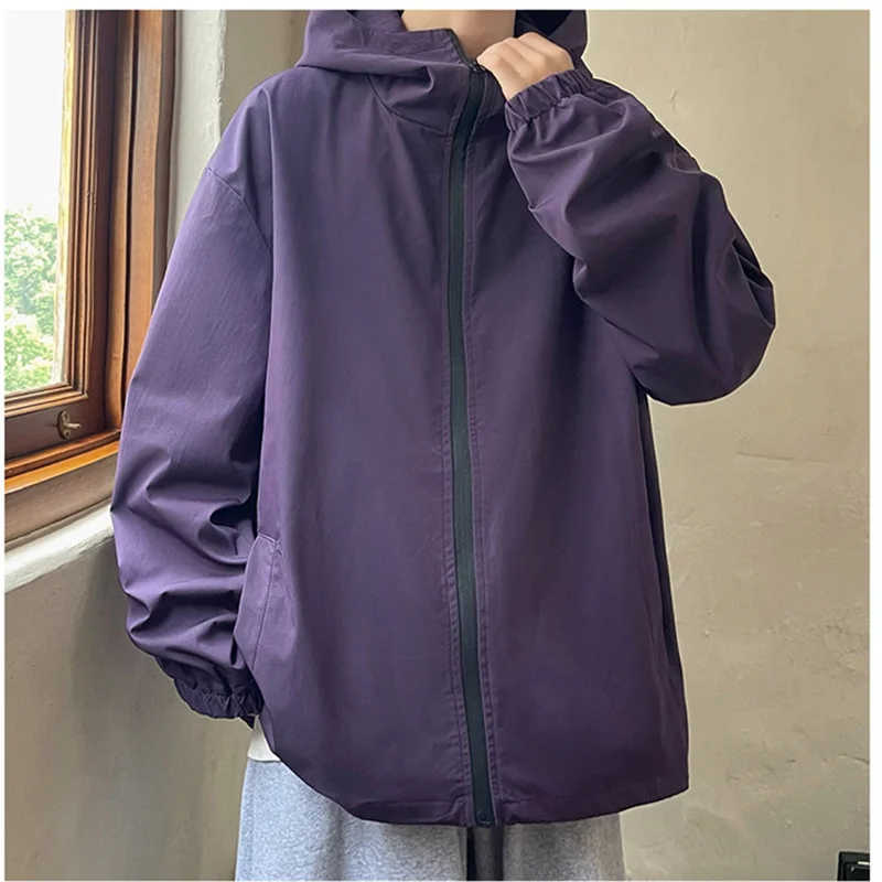 2023 Autumn New Men's Fashion Trend Outdoor Mountaineering Rush Coat Men's Casual Loose Versatile Jacket Men's Sports Coat