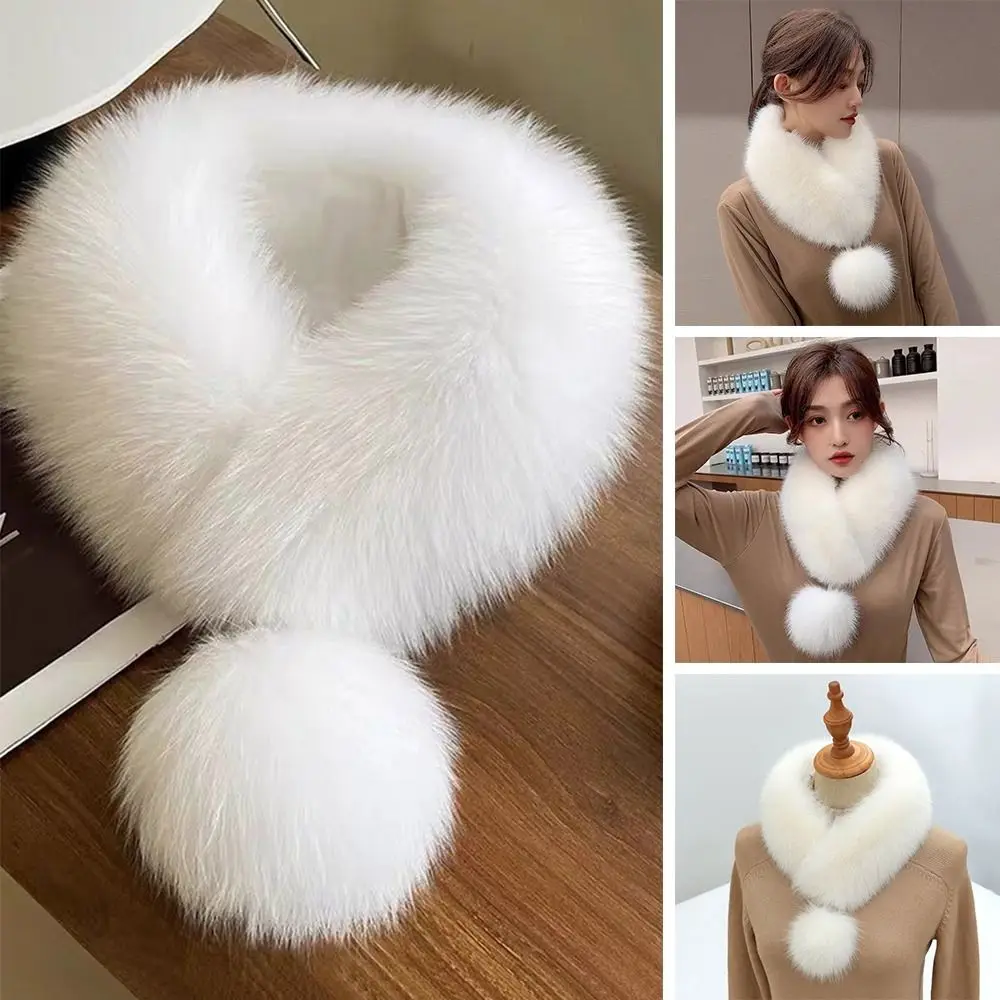 Luxuriöser Winterschal mit Samtstruktur, verdickter weicher Halstuch, einfarbig, Halswärmer, Schal für Damen