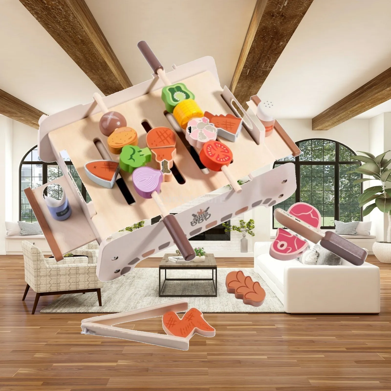 wooden-bbq-play-set-for-kids-interactive-pretend-cooking-toy-with-skewers-and-tongs-for-preschool-learning-fun