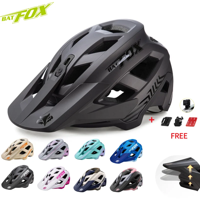

BATFOX Summer MTB Bicycle Helmet Ultralight Mountain Road Bike Equipment Women Man casco patinete electrico Cycling Helmets