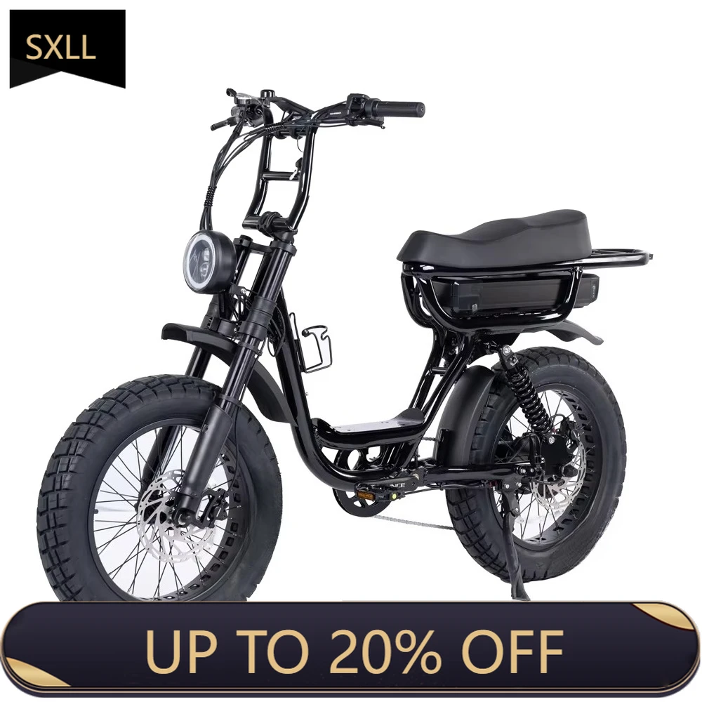 

SXLL Hot Selling Electric Bicycle 26 Inch Electric Bicycle 48V500W Powerful Mountain Bicycle High Power Wide Tire Electric Bicy