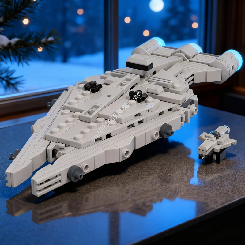 

287 шт. MOC Arquitens Class Command Cruiser Star Модель Строительные рождественские подарки Блоки Архитектурная игрушка DIY Идея Образовательный кирпич