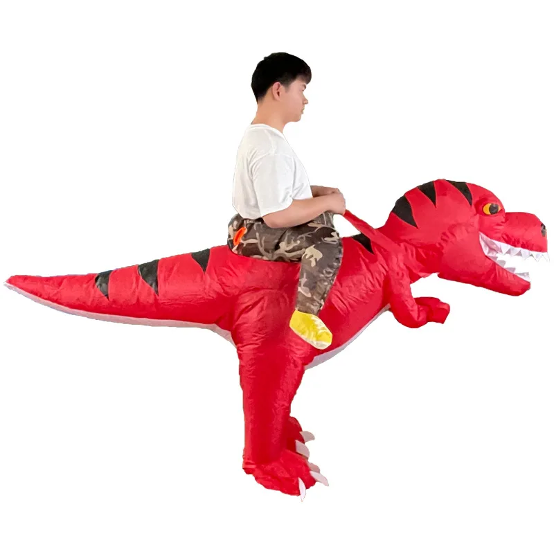 inflate dinosaur Cosplay wearable adult animal Cycling dinosaur inflatable suit Halloween Adult Walking