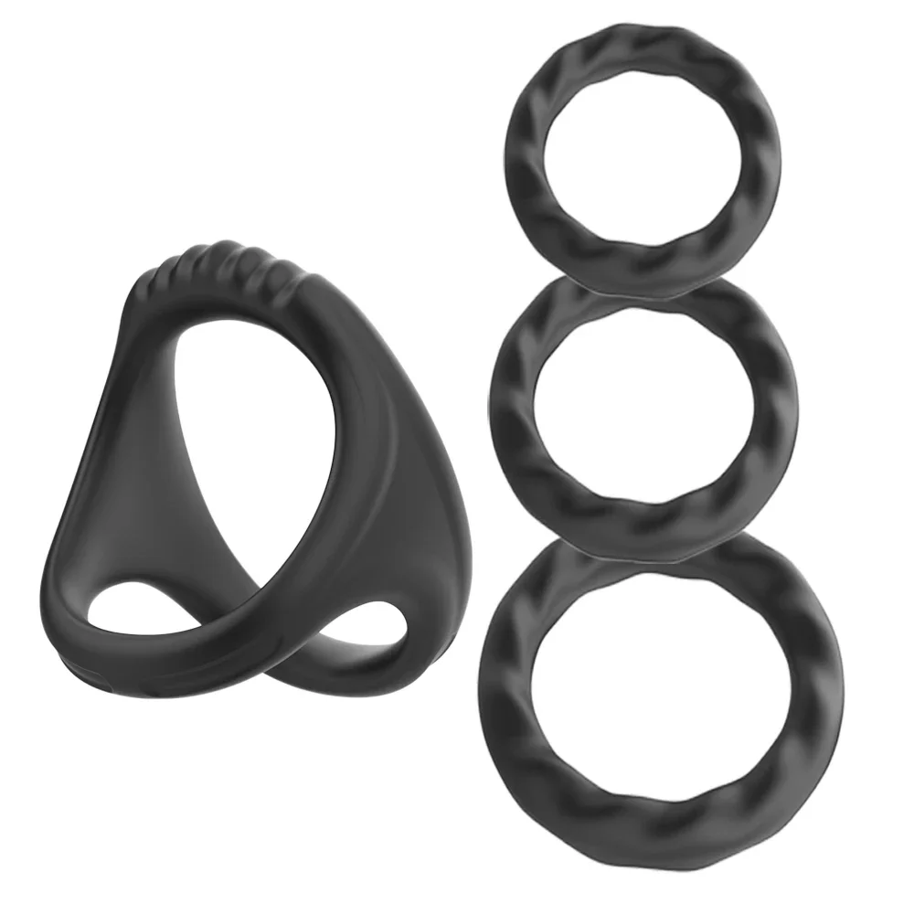 سيليكون القضيب الدائري القذف تأخير خواتم الديك ديك الانتصاب كوكرينج الذكور العفة الكبار الجنس لعب للرجال قفل الحيوانات المنوية المدرب