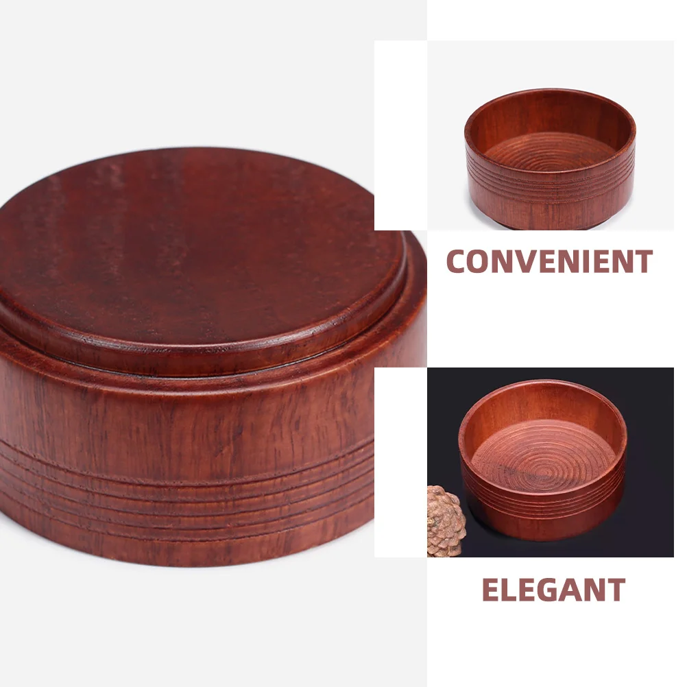 Houten scheerkom Draagbare heren scheerbenodigdheden Ergonomisch ontwerp Ruim interieur Duurzaam constructie-scheergereedschap