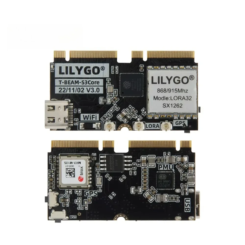 LILYGO T-BEAM-CORE V3.0 L76K UBLOX M10S-00B ESP32 Development Board with LoRa SX1262 868Mhz 915Mhz Module Operating System RTOS