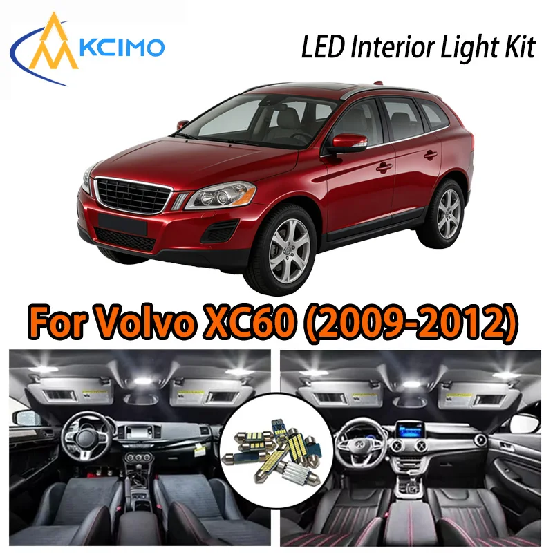 

KCIMO For Volvo XC60 (2009-2012) Premium LED Interior Kit - 2 Colors , Quick Installation, Long-Lasting