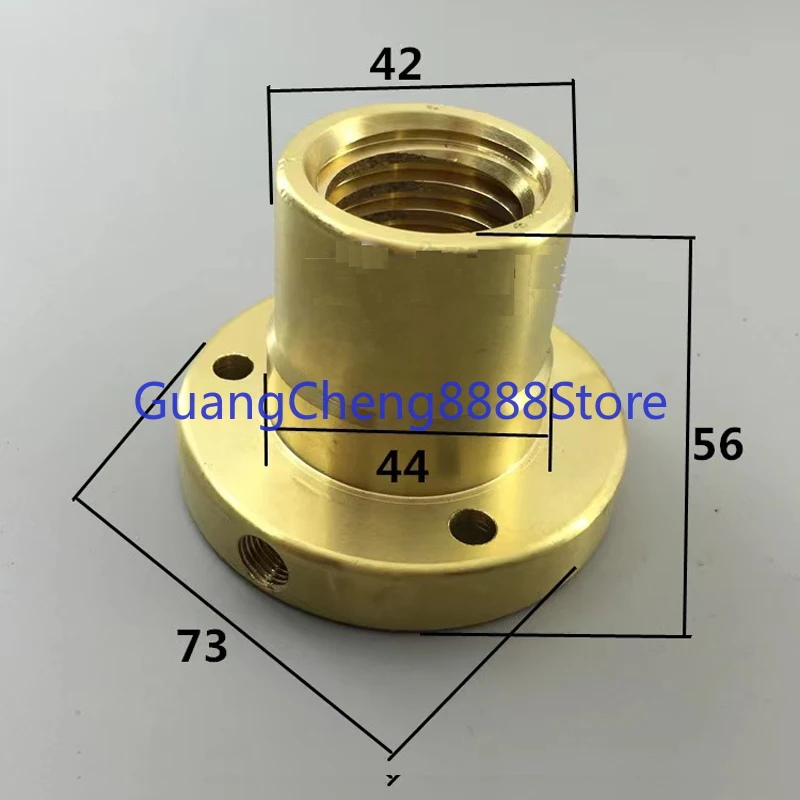 1PC Taiwan Rocker Vertical Milling Machine Bed High-Quality Z-axis Screw Copper Brass Nut Tools New