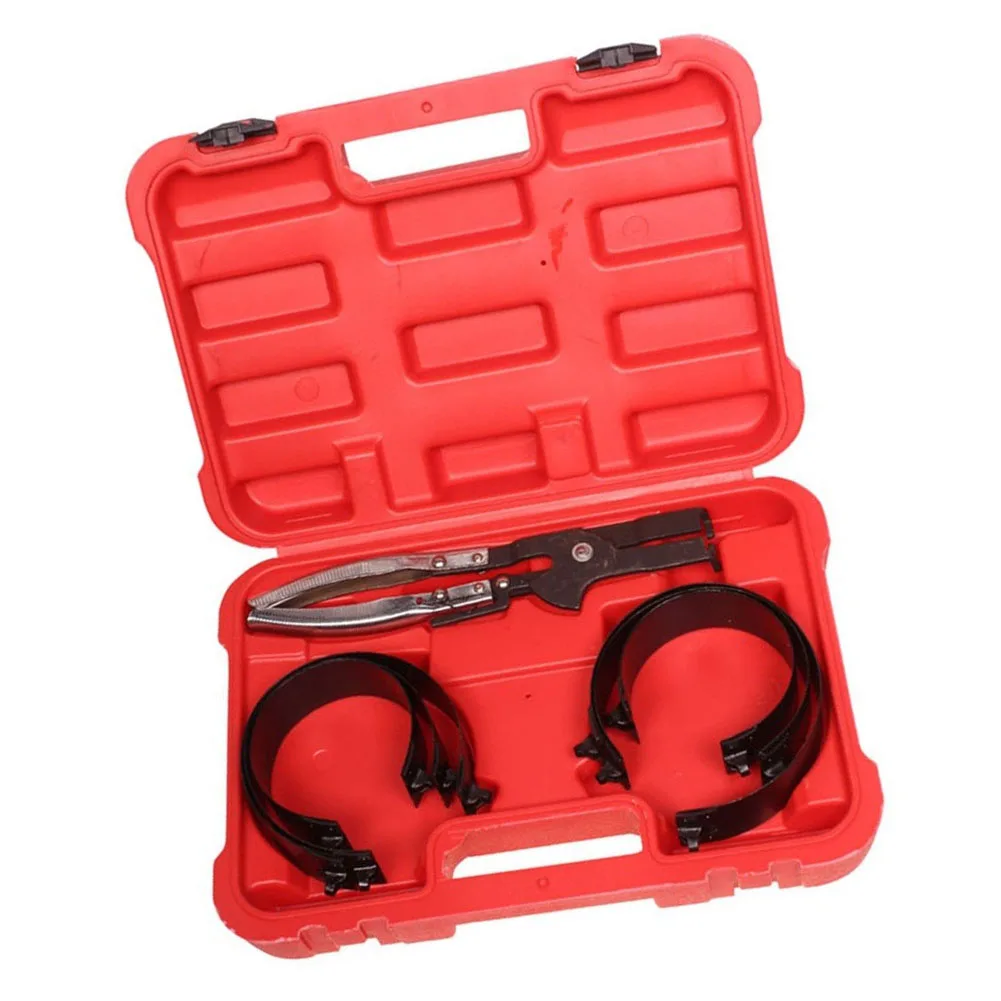 For Workshop Use Piston Ring Compressor Ring Compression Pliers Hardened Steel Construction For Car Engine Rebuild