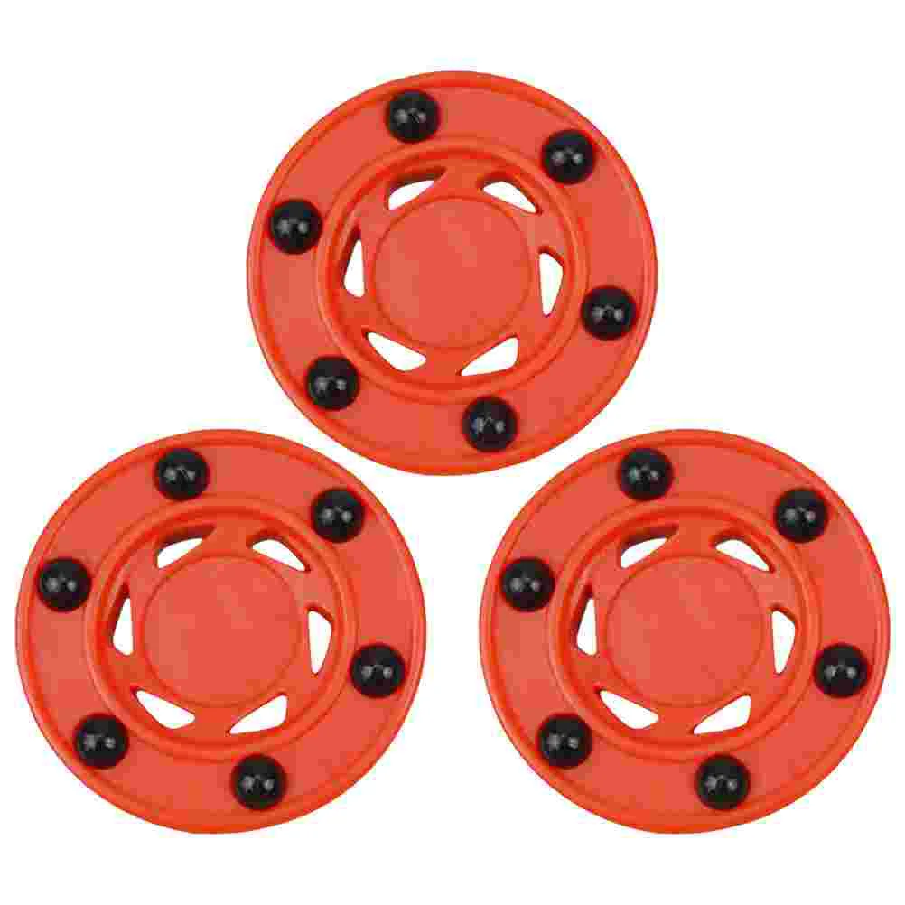 

3 Pcs Puck Roller Hockey Game Training Inline Nylon Balls Men and Women