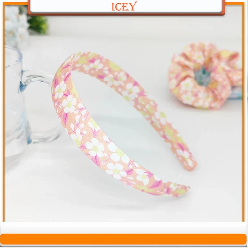 Beleza Icey Pequeno Floral Headband, Fresco Face Washing Maquiagem, Acessórios de Estilo de Cabelo, Simples, 2.5cm, 1Pc