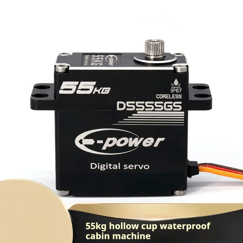 

55kg Hollow Cup Magnetic Encoder Servo Suitable For 1:8/1:10 Off-Road Vehicles Climbing Vehicles Robot Boats Accessory modificat