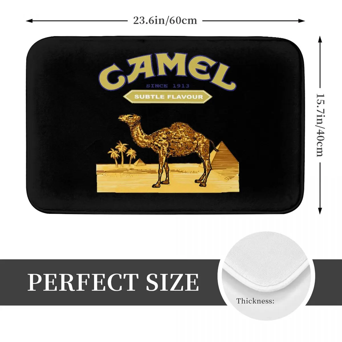 Camel Cigarettes Doormat Kitchen Entrance Home Floor Mat Non-slip Carpet Rug for Bedroom Footpad Mats
