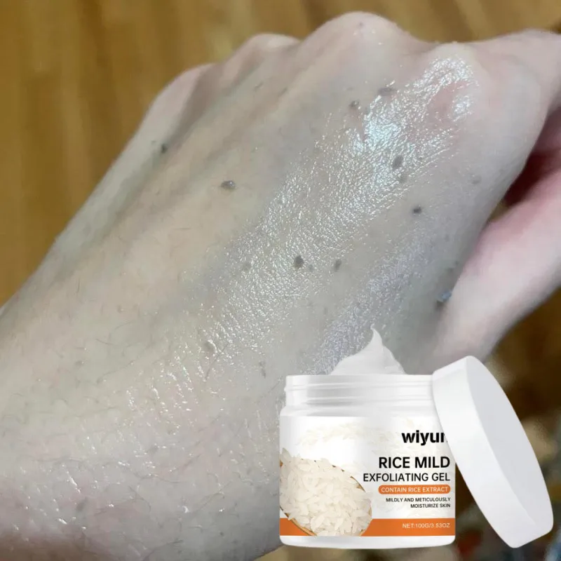Нежный отшелушивающий рисовый гель, экстракт риса, гиалуроновая кислота, очищающий гель для удаления мертвых клеток, гладкая кожа, скраб для лица, все типы кожи Нежный отшелушивающий рисовый гель, экстракт риса, гиалуроновая кислота, очищающий гель для удаления мертвых клеток, гладкая кожа, скраб для лица, все типы кожи