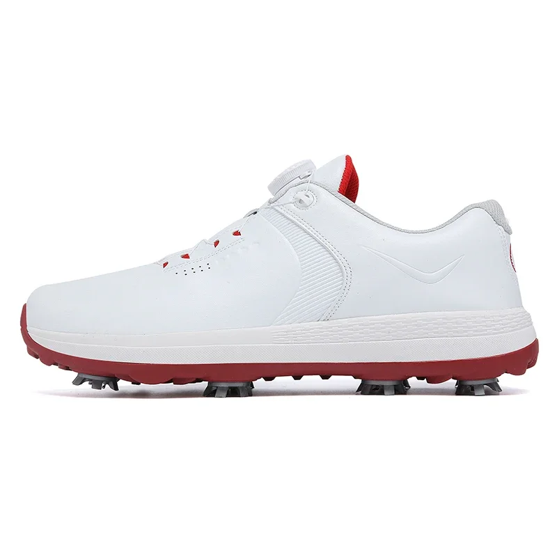 Nieuwe Heren Golfschoenen Waterdichte Antislip Sportschoenen Roterende Gesp Outdoor Golf Training Heren Schoenen