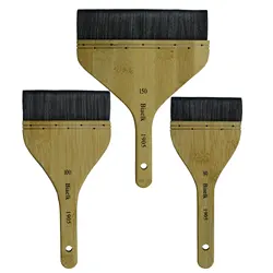 Biaelk 1905 High Quality Handmade Taklon Hair Bamboo Handle Watercolor Artist Art Paint Hake Brush