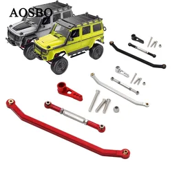 Asta di collegamento dello sterzo in metallo tirante e braccio Servo per MN128 MN86 MN86S MN86K MN86KS MN G500 1/12 RC Crawler Car Upgrade Parts