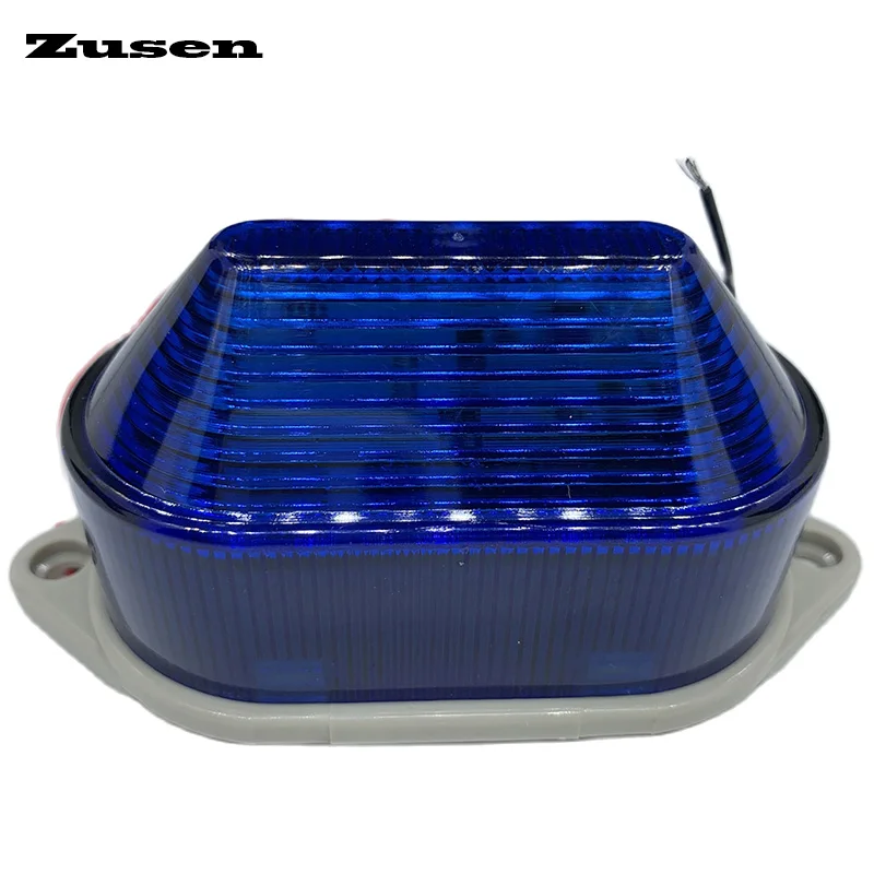 Zusen-Lámpara LED de advertencia de Color azul, luz estroboscópica pequeña, 12V, 24V, 110V, 220V, TB40