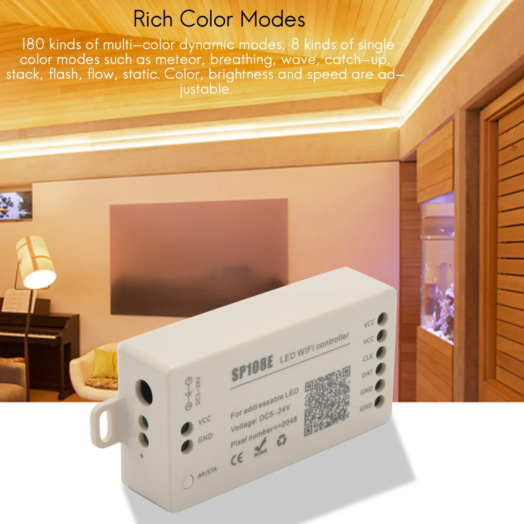 Смартфон SP108E с поддержкой Wi-Fi и беспроводным управлением