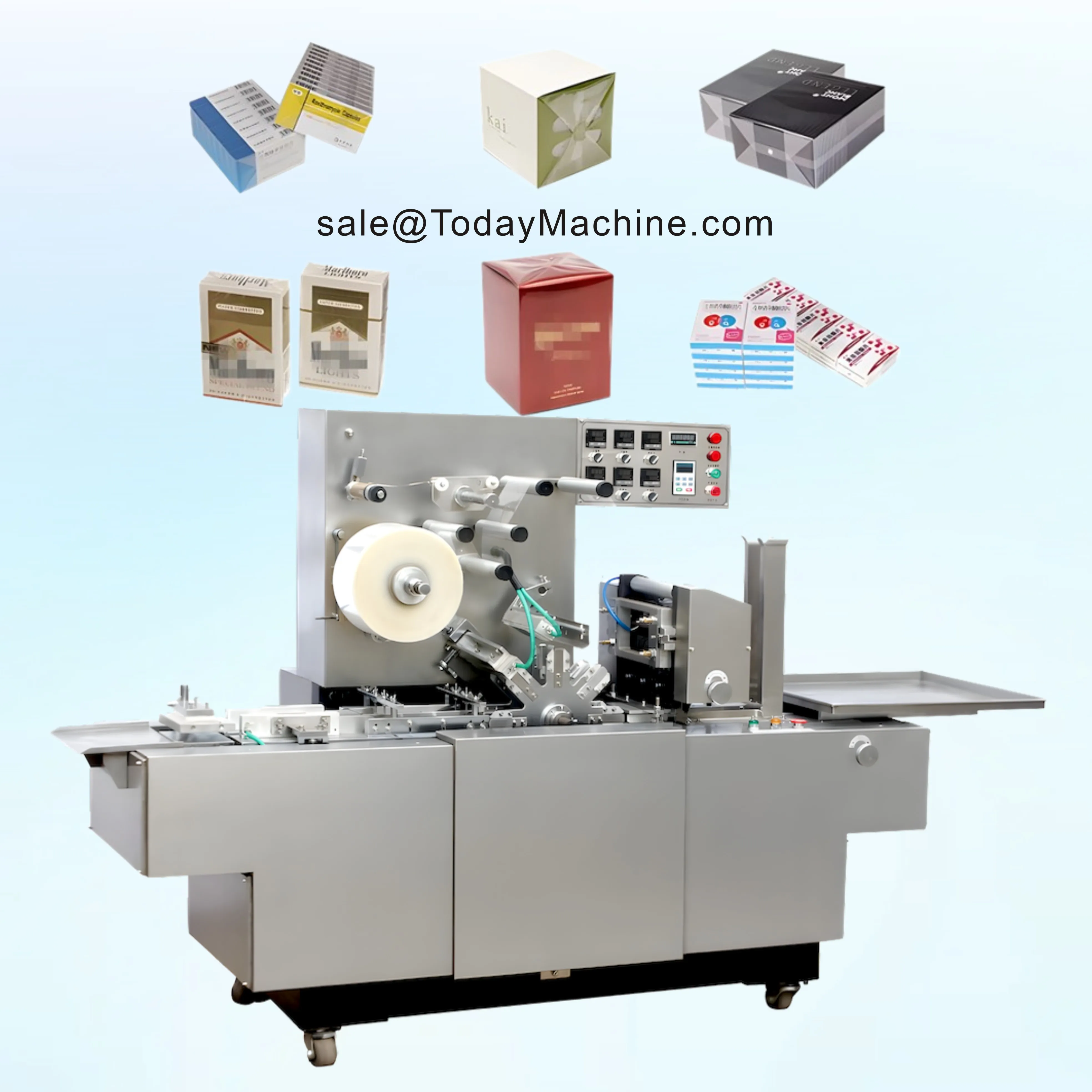 cellophane wrapping machine box