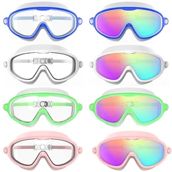 Occhialini da nuoto per bambini Toddler 3-14 antiappannamento senza perdite Clear Wide Vision Swim Eyewear ragazzi ragazze Pool Beach Swim accessori