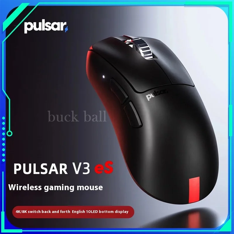 

Pulsar Xlite V3Es Wireless Mouse OLED Screen PAW3395 Sensor 8K Low Latency Lightweight Gaming Mouse Ergonomics Pc Gamer Gifts