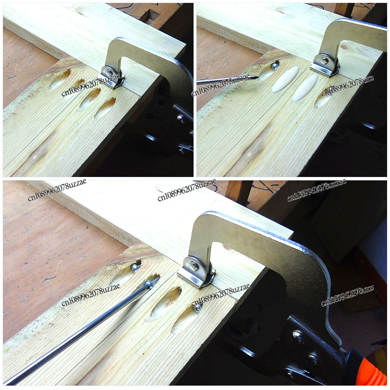 XK-2 Posizionatore di fori obliqui per la lavorazione del legno Lega di alluminio Perforatrice per fori obliqui Pannello per mobili Perforazione di fori Artefatto di posizionamento