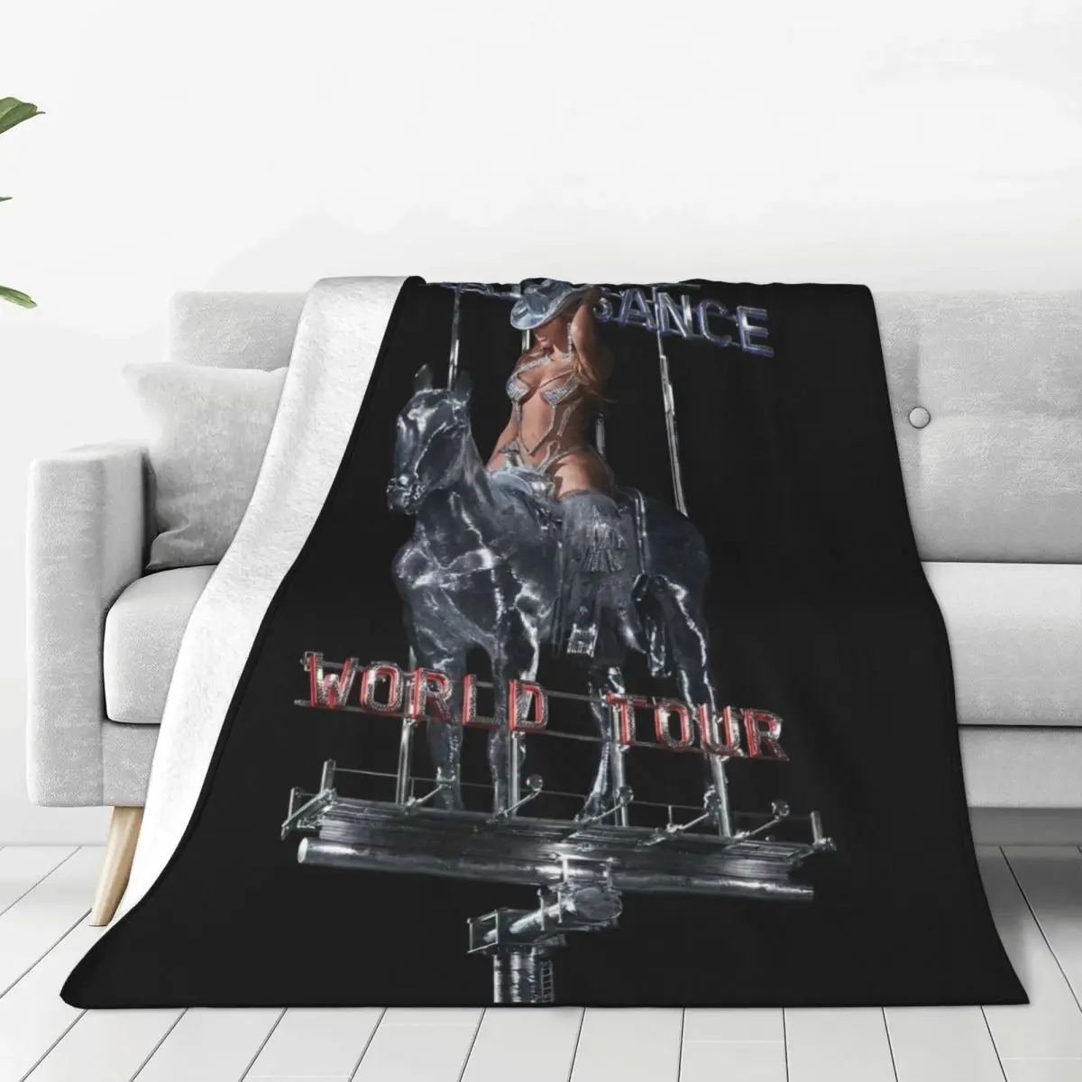 Beyonce Renaissance World Tour Merch Billboard Blanket Decor Cozy Super Soft Throw Blanket for Sofa Office