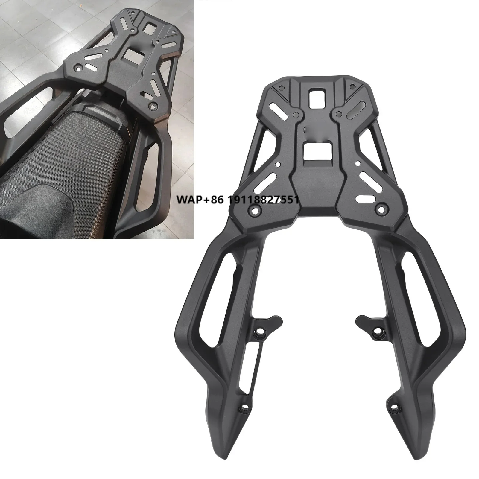 

Задний багажник для мотоцикла, алюминиевый грузовой багажник-платформа, замена для NC750X 2021-2026