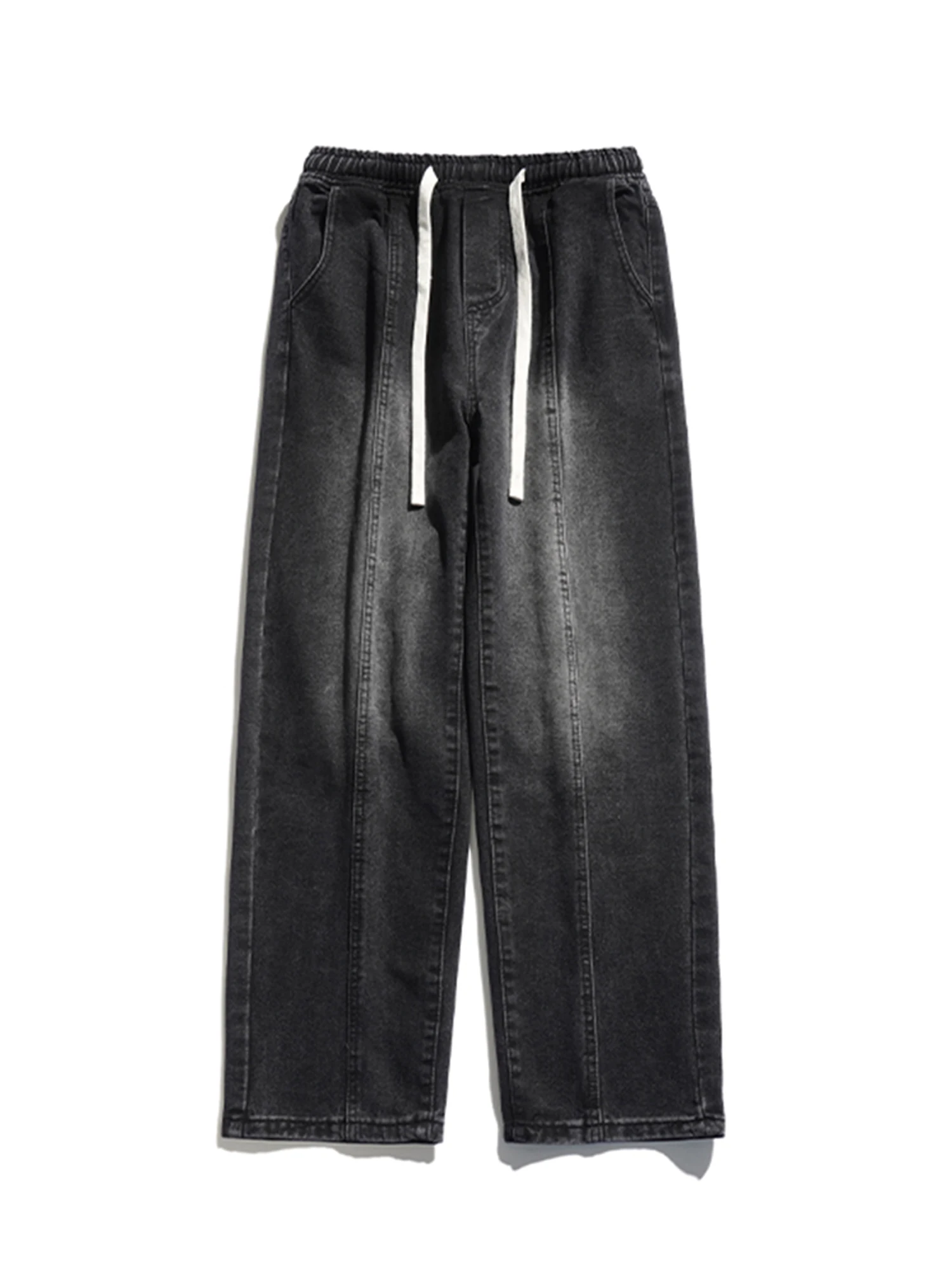 Pantalones vaqueros anchos Y2k holgados de color azul claro para mujer, pantalones vaqueros Grunge estilo Harajuku japonés Vintage, pantalones vaqueros de gran tamaño de Hip Hop, ropa