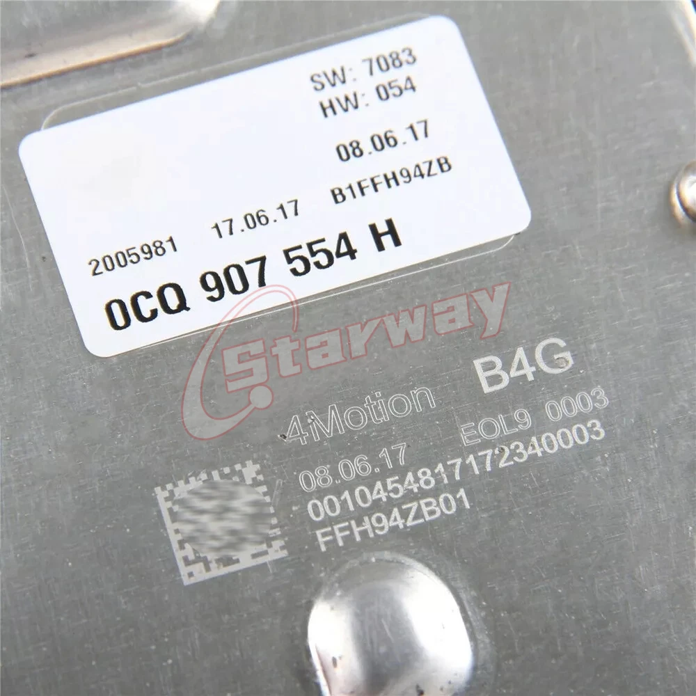 Achterdifferentieel Haldex Controle Module Unit 0CQ907554 0AY907554J 0CQ598554 Voor VW Passat Golf R Audi A3 S3 Quattro Skoda Kodiaq