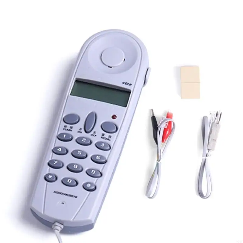 C019 Simple Operations Corded Telephone, Wall Mount Option Phone K92C