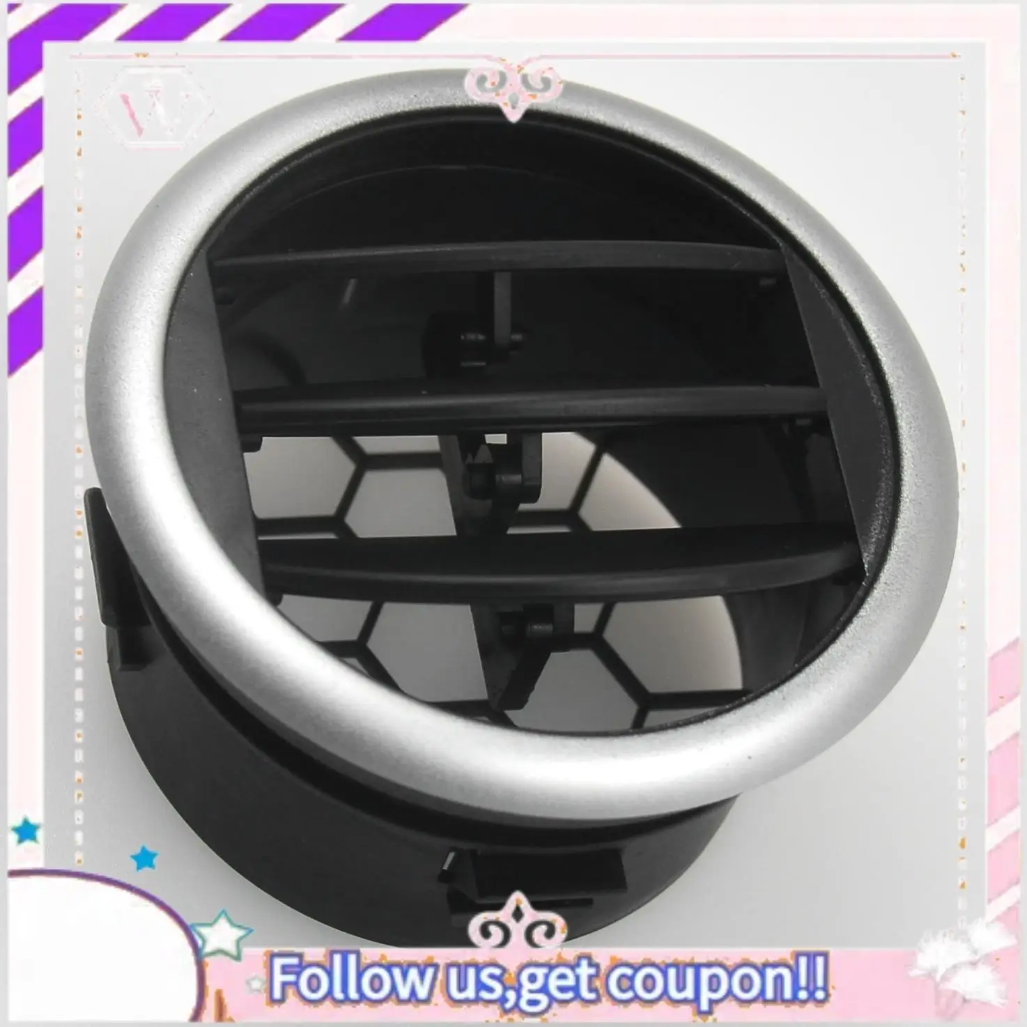 A76T-Car Vent Auto Car Dash Dashboard A/C เครื่องทำความร้อนช่องระบายอากาศเครื่องปรับอากาศกระจังหน้า Deflector Fit สำหรับซูซูกิ SX4 2005-2013