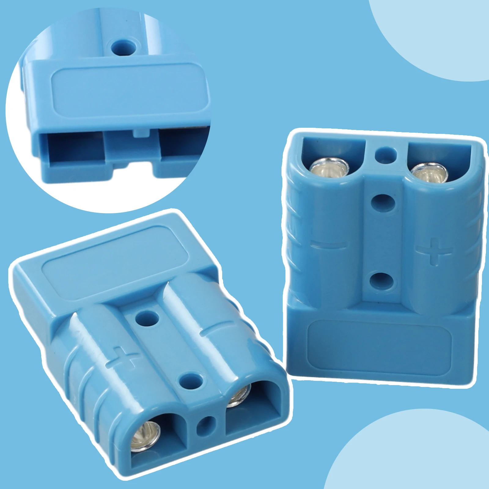 for impact Resistant Connectors for High Current Applications Set of 2 For Style Connectors 50 AMP 6AWG 1224V DC