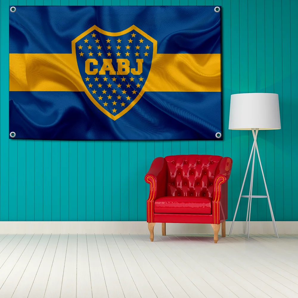 Bandiere Decorative per stanze bandiere appese CABJ Flag Boca Juniors Flag for Rooms Banner Club Flag Outdoor Decor Room estetica