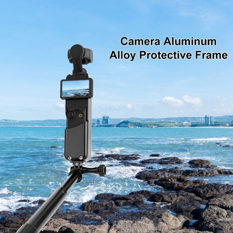 

Solid Metal Frame Cage for Pocket3 Cameras Reliable Defense for Your Camera